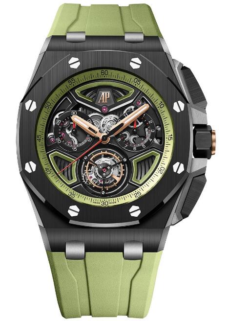 2023 Review Audemars Piguet Replica Royal Oak Offshore Selfwinding Flying Tourbillon Chronograph 43mm 26622CE.OO.D062CA.01 watch